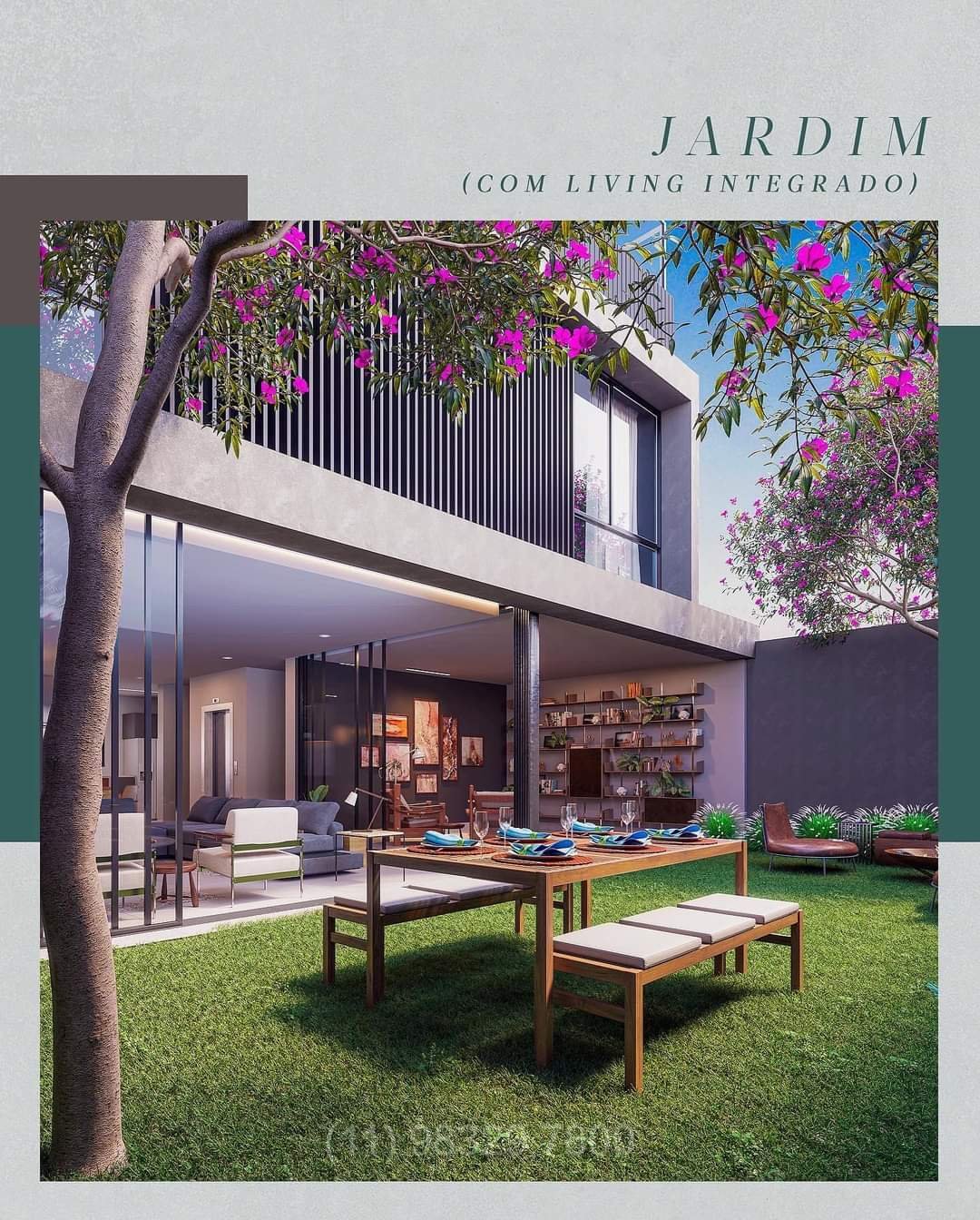2 Jardim Privativo com Gramado