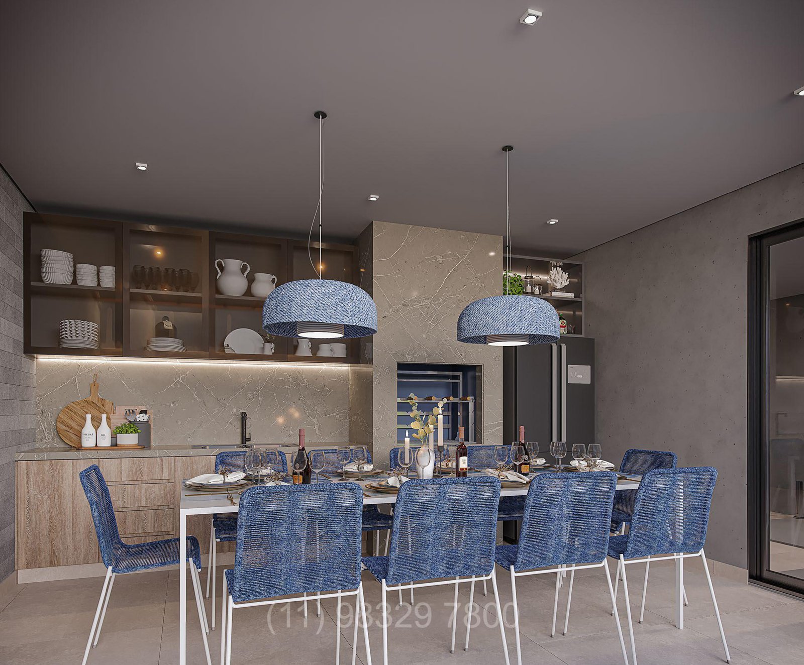 8.2 Rooftop - Área Gourmet com Churrasqueira