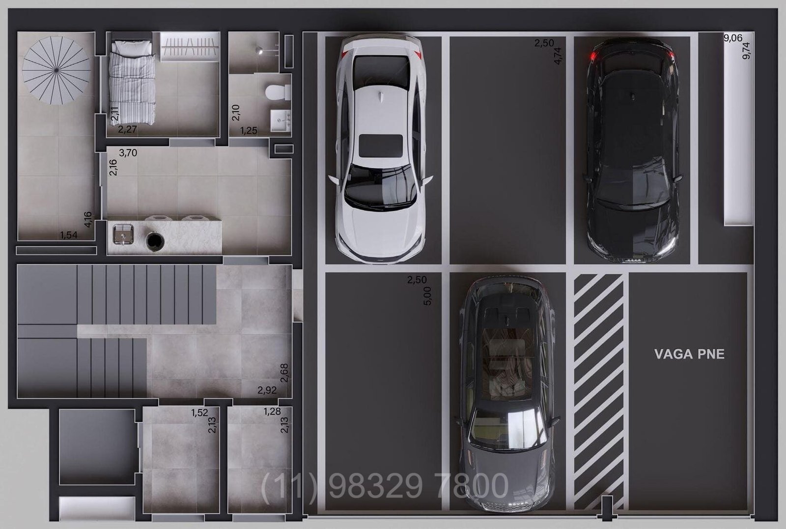 8.6 6 Vagas de Garagem