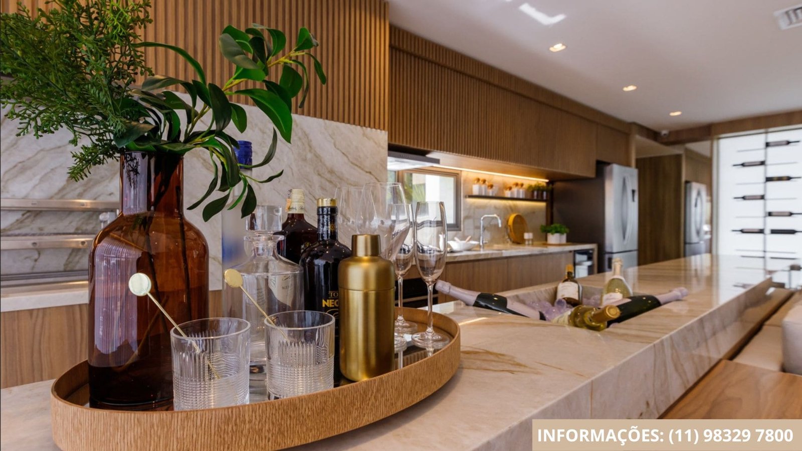 REFFUGIO - INTEGRAÇÃO TERRAÇO, COZINHA E ESTAR