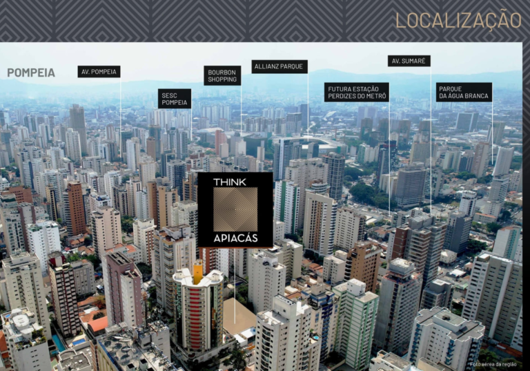 THINK APIACÁS - 97 m² - 3 dorm. Perdizes